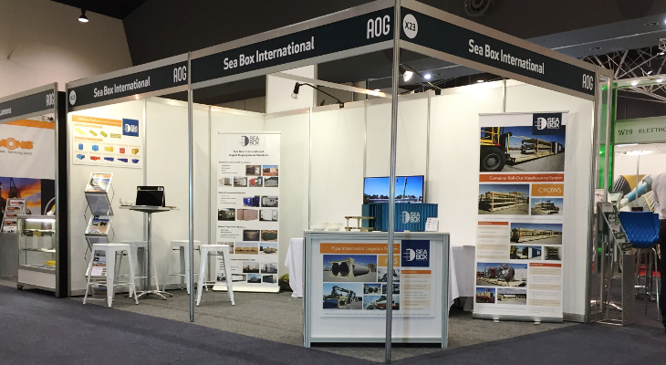 Sea Box International's AOG 2015 exhibit at Stand X23